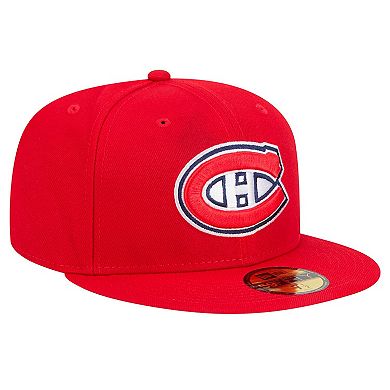 Men's New Era Navy Montreal Canadiens Core 59FIFTY Fitted Hat