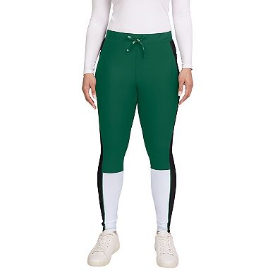 Women's WEAR by Erin Andrews Green/Black New York Jets Color-Block Leggings