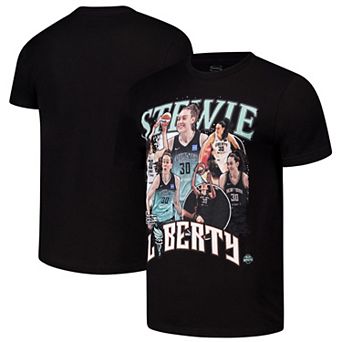 Unisex Stadium Essentials Breanna Stewart Black New York Liberty 2024 Crossroads T-Shirt