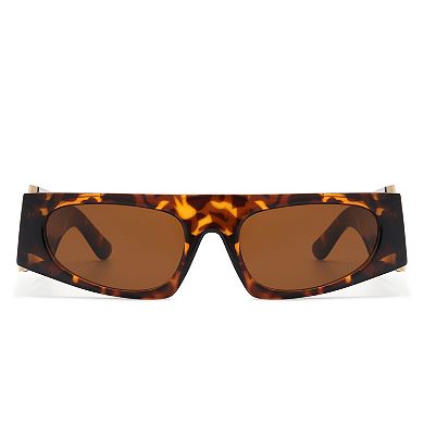 Rectangle Chic Oval Lens Slim Fashion Sunglasses