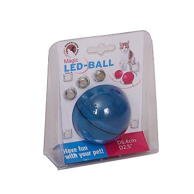 Petpals Interactive Led Cat Toy - 2.5"h, Motion Feature, Medium, Blu