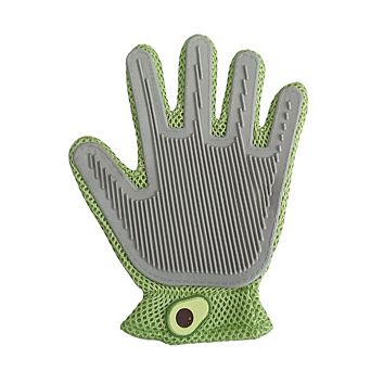 Petpals Massaging & Shedding Glove - 12"h, Reusable, Small, Grooming Glove
