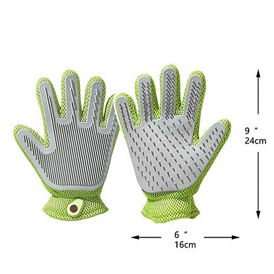 Petpals Massaging & Shedding Glove - 12"h, Reusable, Small, Grooming Glove