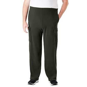 KingSize Men's Big & Tall Explorer Plush Fleece Cargo Pants
