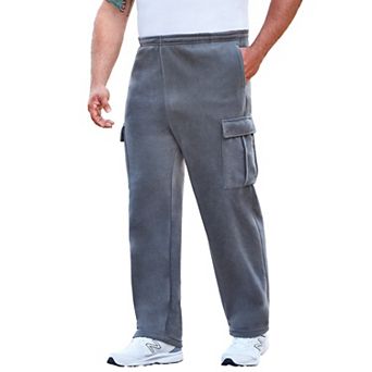 KingSize Men's Big & Tall Explorer Plush Fleece Cargo Pants