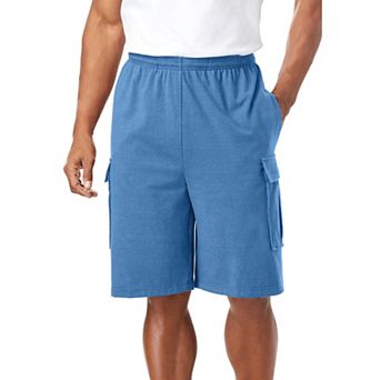 KingSize Men's Big & Tall Lightweight Jersey Cargo Shorts