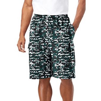 KingSize Men's Big & Tall Lightweight Jersey Cargo Shorts