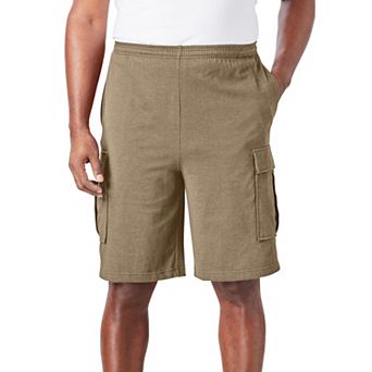 KingSize Men's Big & Tall Lightweight Jersey Cargo Shorts