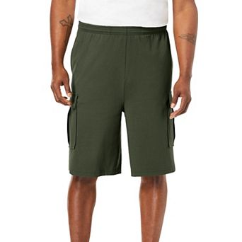 KingSize Men's Big & Tall Lightweight Jersey Cargo Shorts