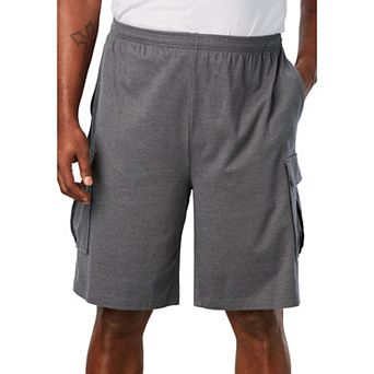 KingSize Men's Big & Tall Lightweight Jersey Cargo Shorts