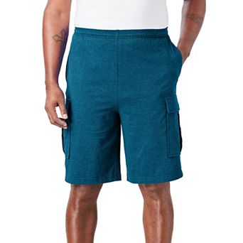 KingSize Men's Big & Tall Lightweight Jersey Cargo Shorts