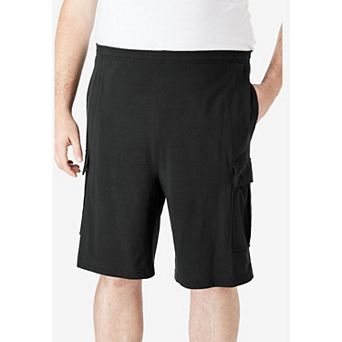 KingSize Men's Big & Tall Lightweight Jersey Cargo Shorts