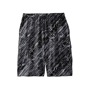 KingSize Men's Big & Tall Lightweight Jersey Cargo Shorts