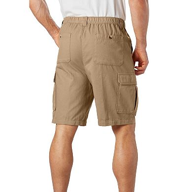KingSize Men's Big & Tall Knockarounds 8 Full-Elastic Cargo Shorts