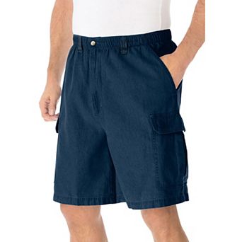 KingSize Men's Big & Tall Knockarounds 8 Full-Elastic Cargo Shorts