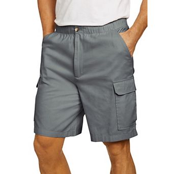 KingSize Men's Big & Tall Knockarounds 8 Full-Elastic Cargo Shorts