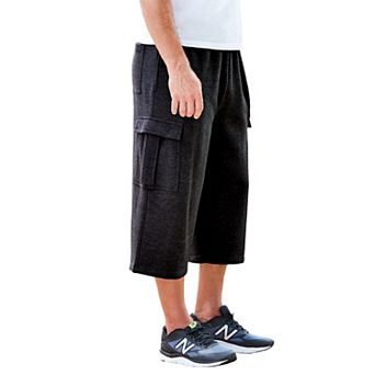 KingSize Men's Big & Tall Fleece Judo Shorts