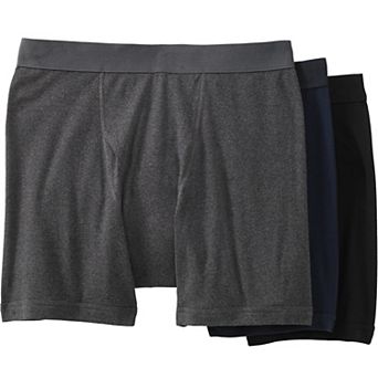 KingSize Men's Big & Tall Cotton Mid-Length Briefs 3-Pack