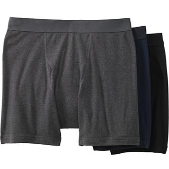 KingSize Men's Big & Tall Cotton Mid-Length Briefs 3-Pack