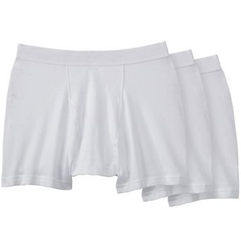 KingSize Men's Big & Tall Cotton Mid-Length Briefs 3-Pack