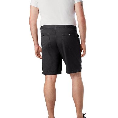 KingSize Men's Big & Tall Knockarounds 8 Full Elastic Plain Front Short