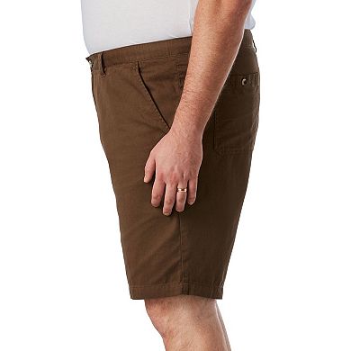 KingSize Men's Big & Tall Knockarounds 8"" Full Elastic Plain Front Short