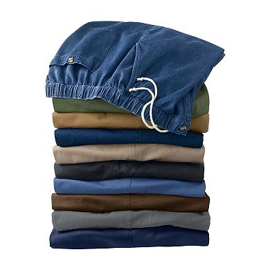 KingSize Men's Big & Tall Knockarounds 8"" Full Elastic Plain Front Short