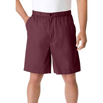 KingSize Men's Big & Tall Knockarounds 8 Full Elastic Plain Front Short