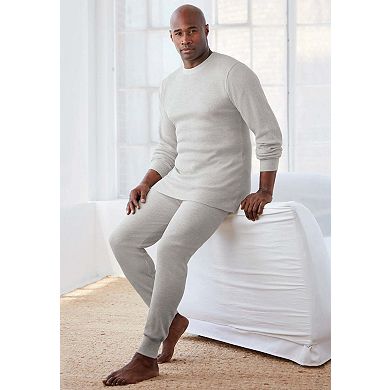 KingSize Men's Big & Tall Heavyweight Thermal V-Neck Underwear Shirt
