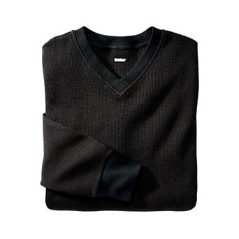 KingSize Men's Big & Tall Heavyweight Thermal V-Neck Underwear Shirt