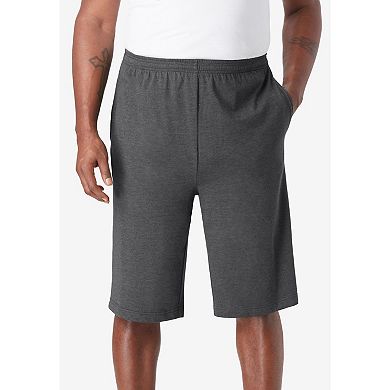 KingSize Men's Big & Tall Lightweight Extra Long Shorts 3-Pack