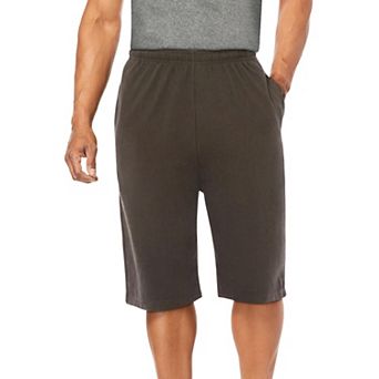 KingSize Men's Big & Tall Lightweight Longer Length Jersey Shorts