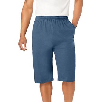KingSize Men's Big & Tall Lightweight Longer Length Jersey Shorts