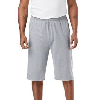 KingSize Men's Big & Tall Lightweight Longer Length Jersey Shorts