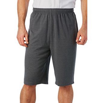 KingSize Men's Big & Tall Lightweight Longer Length Jersey Shorts