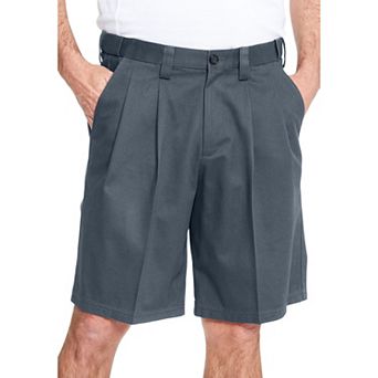 KingSize Men's Big & Tall Wrinkle-Free Expandable Waist Pleat Front Shorts