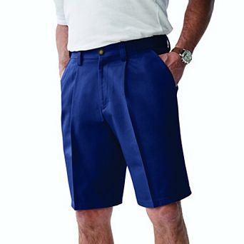 KingSize Men's Big & Tall Wrinkle-Free Expandable Waist Pleat Front Shorts