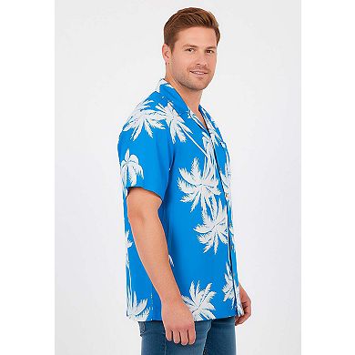 KingSize Men's Big & Tall Printed Camp Shirt