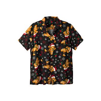 KingSize Men's Big & Tall Printed Camp Shirt