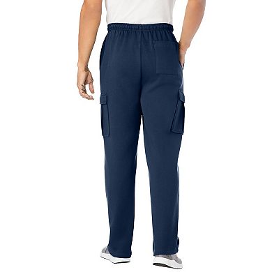 KingSize Men's Big & Tall Fleece Cargo Sweatpants