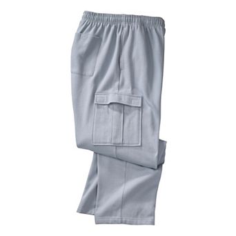 KingSize Men's Big & Tall Fleece Cargo Sweatpants