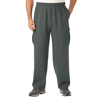 KingSize Men's Big & Tall Fleece Cargo Sweatpants