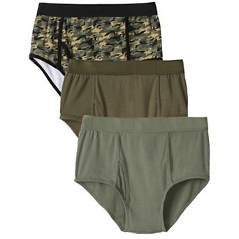 KingSize Men's Big & Tall Classic Cotton Briefs 3-Pack