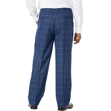 KingSize Men's Big & Tall Easy Movement Pleat-Front Expandable Dress Pants