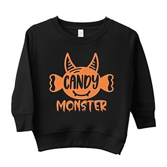 Candy Monster Horns Glitter Youth Ultra-soft Graphic Sweatshirt