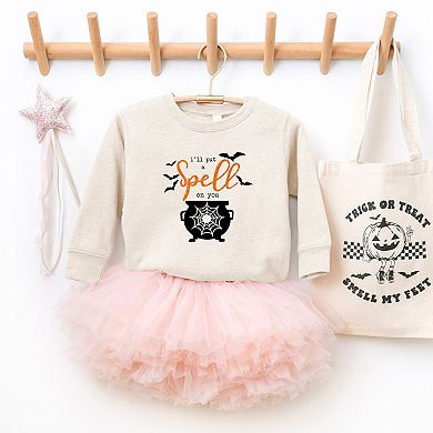 I'll Put A Spell On You Glitter Toddler Graphic Sweatshirt