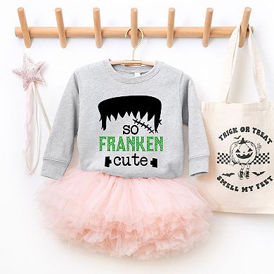 So Franken Cute Glitter Youth Ultra-soft Graphic Sweatshirt