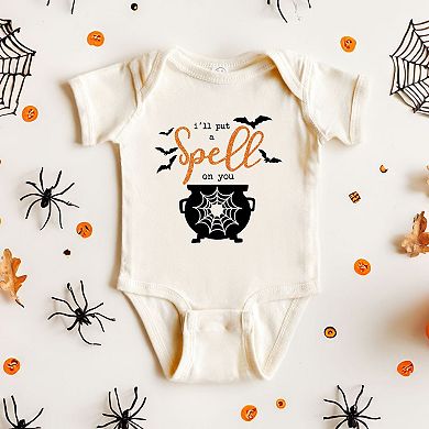 I'll Put A Spell On You Glitter Baby Bodysuit