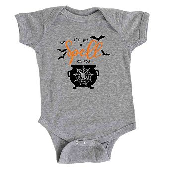 I'll Put A Spell On You Glitter Baby Bodysuit
