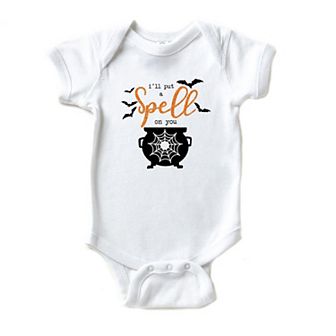 I'll Put A Spell On You Glitter Baby Bodysuit